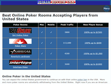 Tablet Screenshot of pokerreviewusa.com
